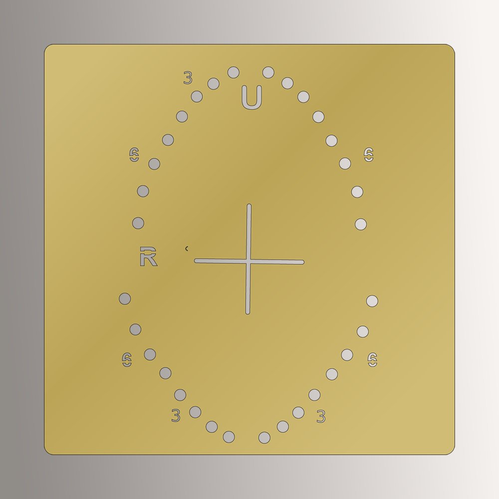 Template L Rubber Dam (Go-Dent)